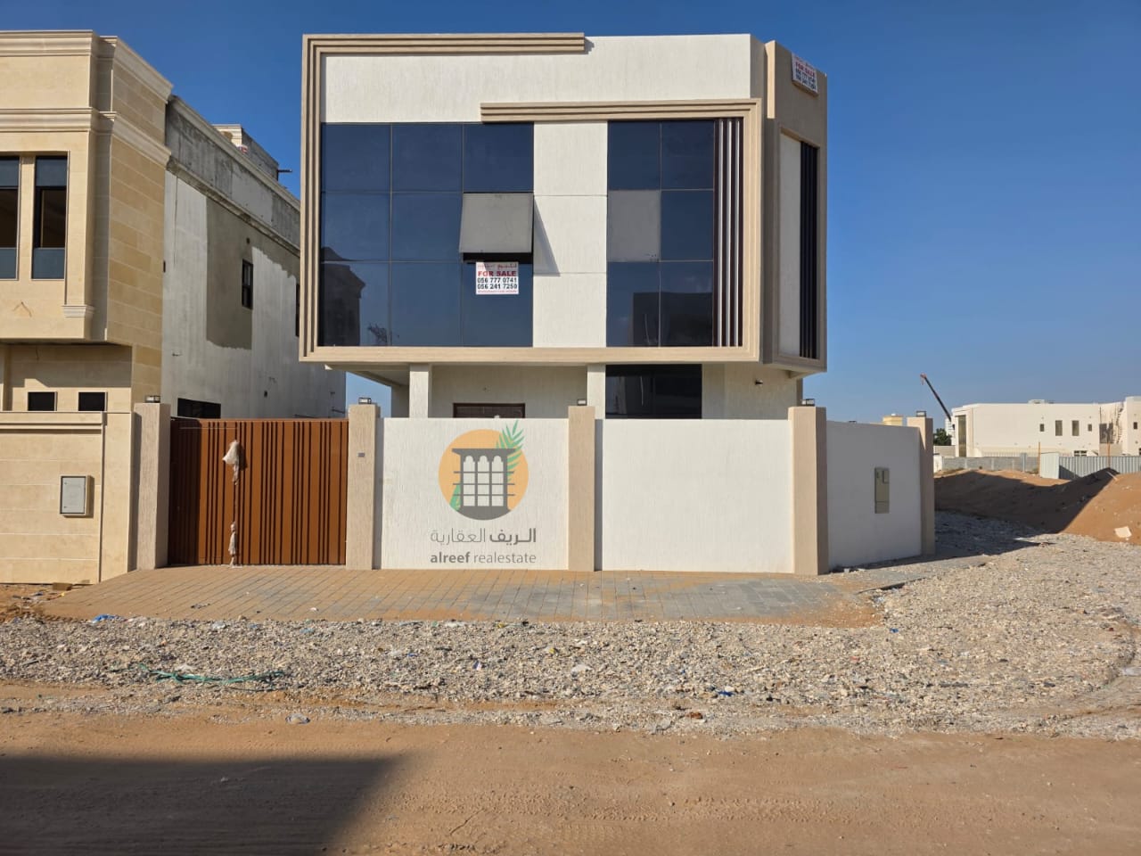 " Best price in the region Villa for Sale corner Yasmine Area of Ajman Freehold for all nationalities Near the mosque Near Al-Qar Street Behind