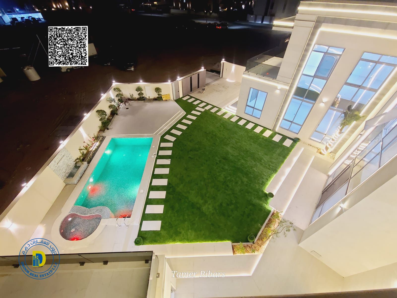 For those seeking luxury, AL yasmeen Villa 6 bedrooms, pool, gym, elevator, roof, Electricity, water, and AC . Freehold . Bank financing