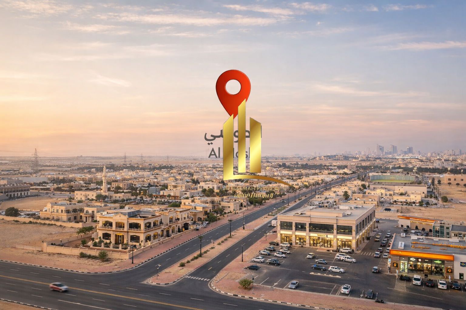 Excellent building for sale in Sharjah Emirate (Al Houshi), corner on two streets.