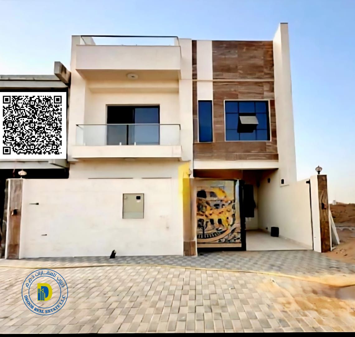 Own a luxurious 4-bedroom villa with a rooftop terrace in Al-Haliyo 2, including registration fees, for the same price as your rent, with a small down