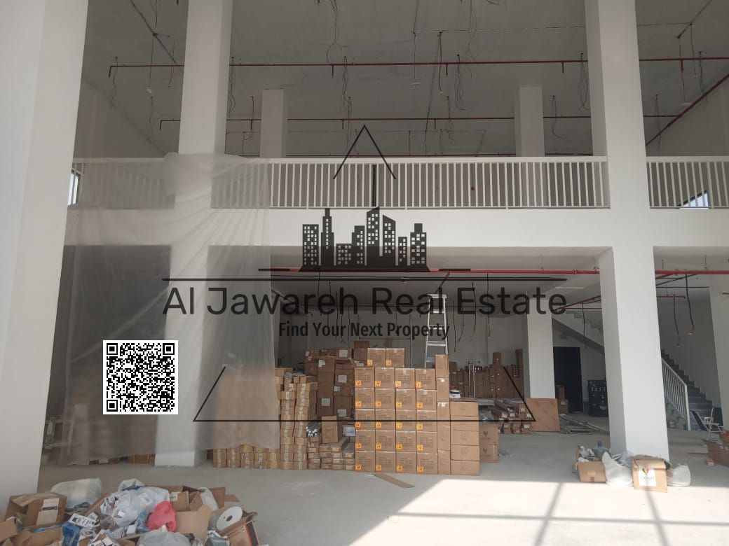 Code 3113 – Annual Rental A brand-new warehouse available for annual rent in Ajman, Al Jurf Industrial Area 2, featuring a prime strategic location
