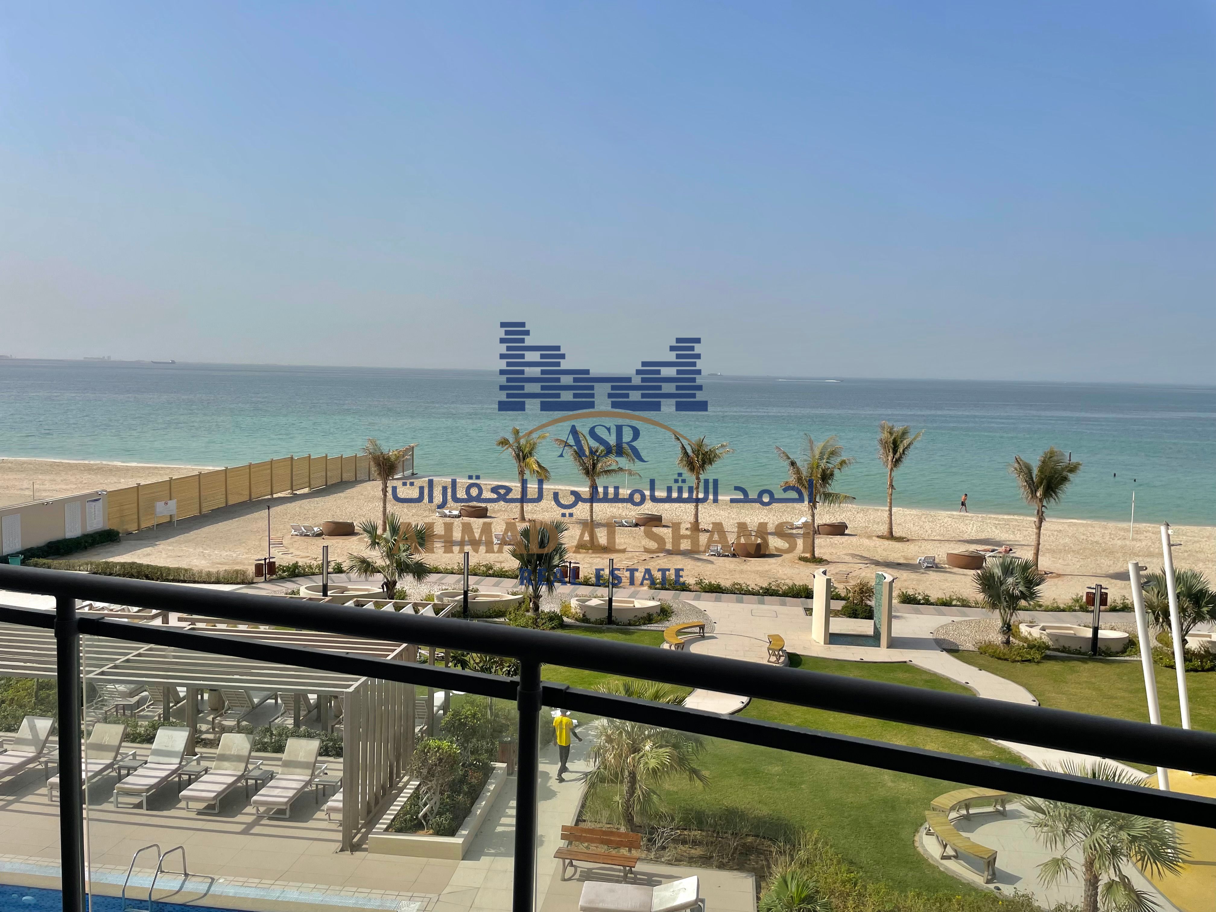 BeachFront || Luxurious 3BR + Maids Room || Private Beach || Direct Beach View || Chiller Free || Parking Free || All Amenities Free