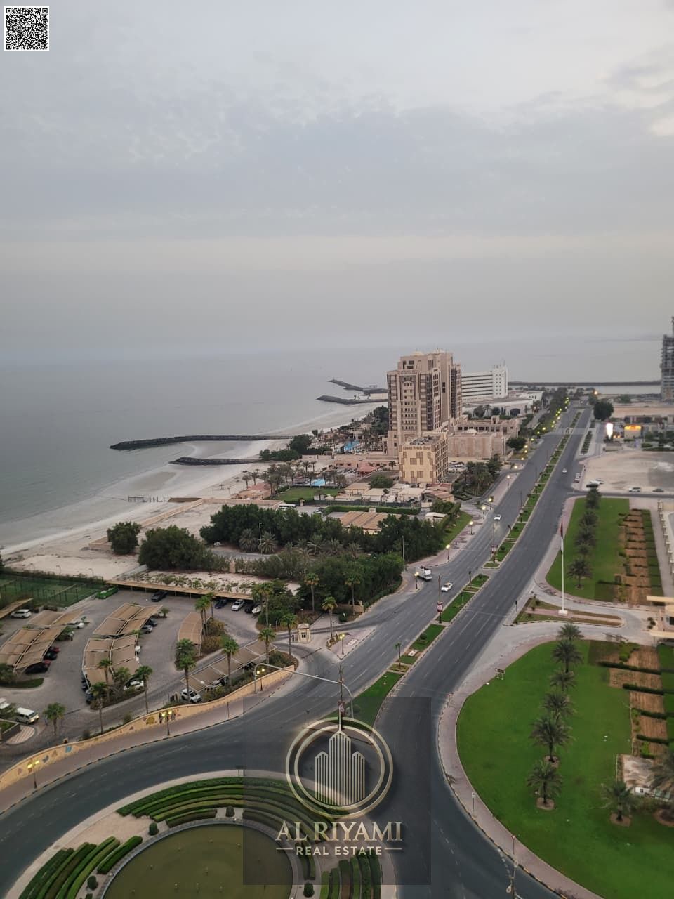One-bedroom apartment for monthly rent – First occupancy – Ajman Corniche