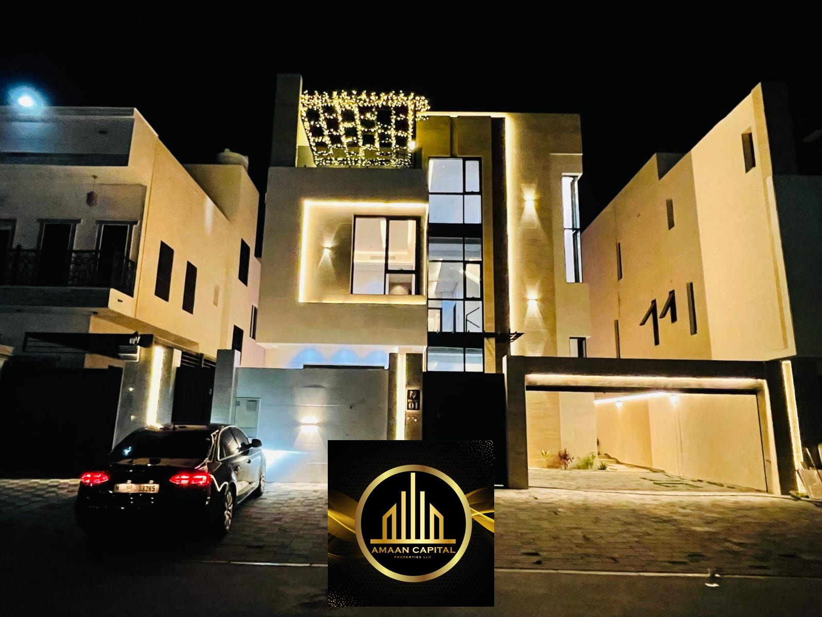 FOR SALE villa with an elevator, 5 master bedrooms, in Al Hiliyo 2 - Ajman