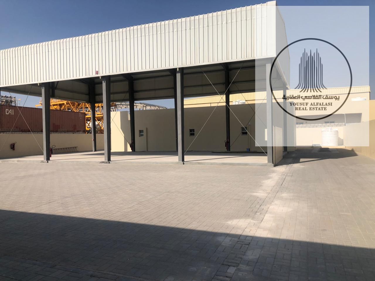 For rent polt space 17,000 sq Electricity 190 kW Price AED 450,000