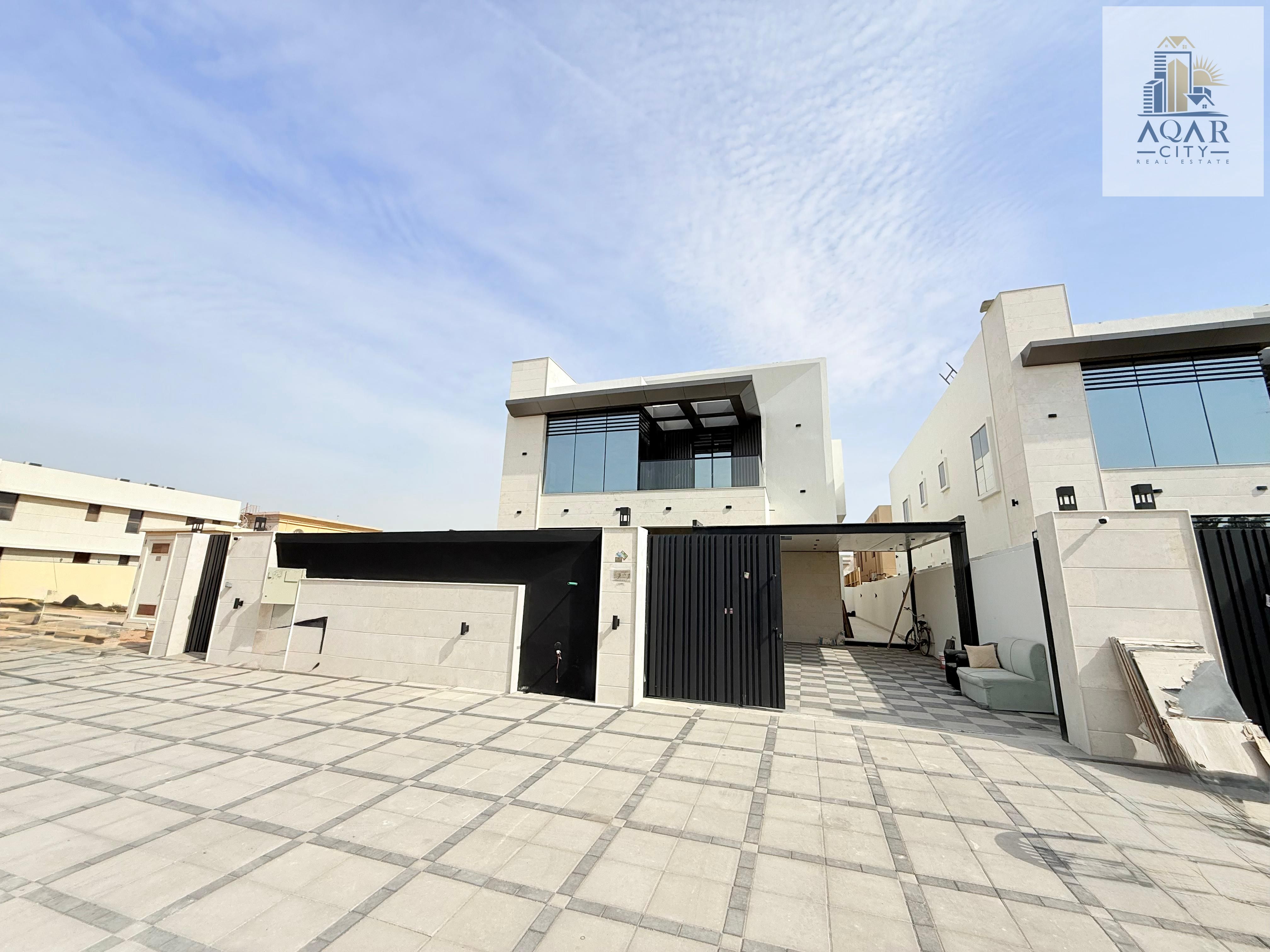 Luxury Villa for Sale in Al Mowaihat 2, Ajman – 5 Bedrooms with Maid Room, Super Deluxe Finishing, Land Area 5,000 Sq. Ft.