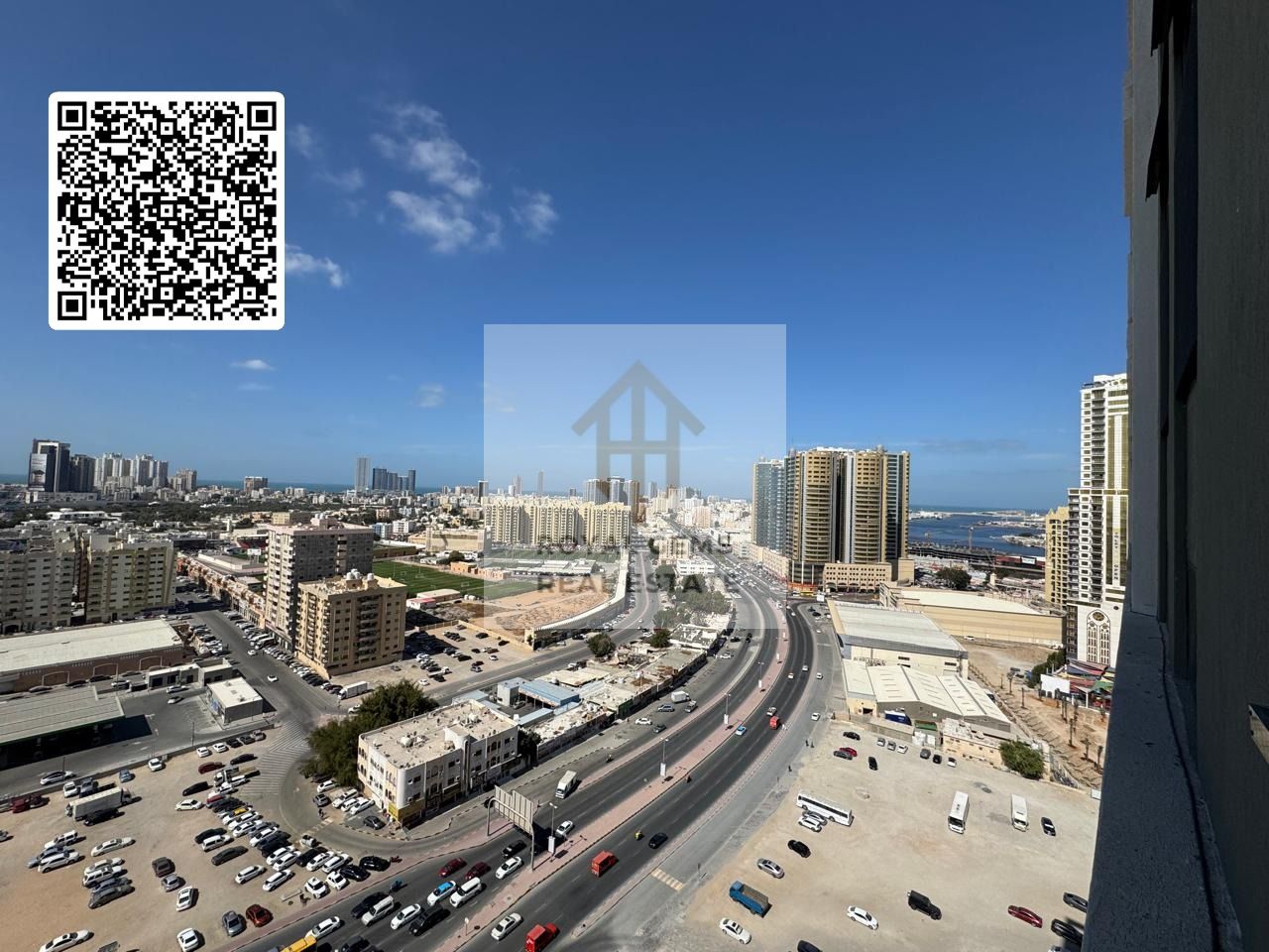 Stylish Unfurnished Apartment in SRS Towers, Ajman – Includes Gym Facilities & Covered Parking.