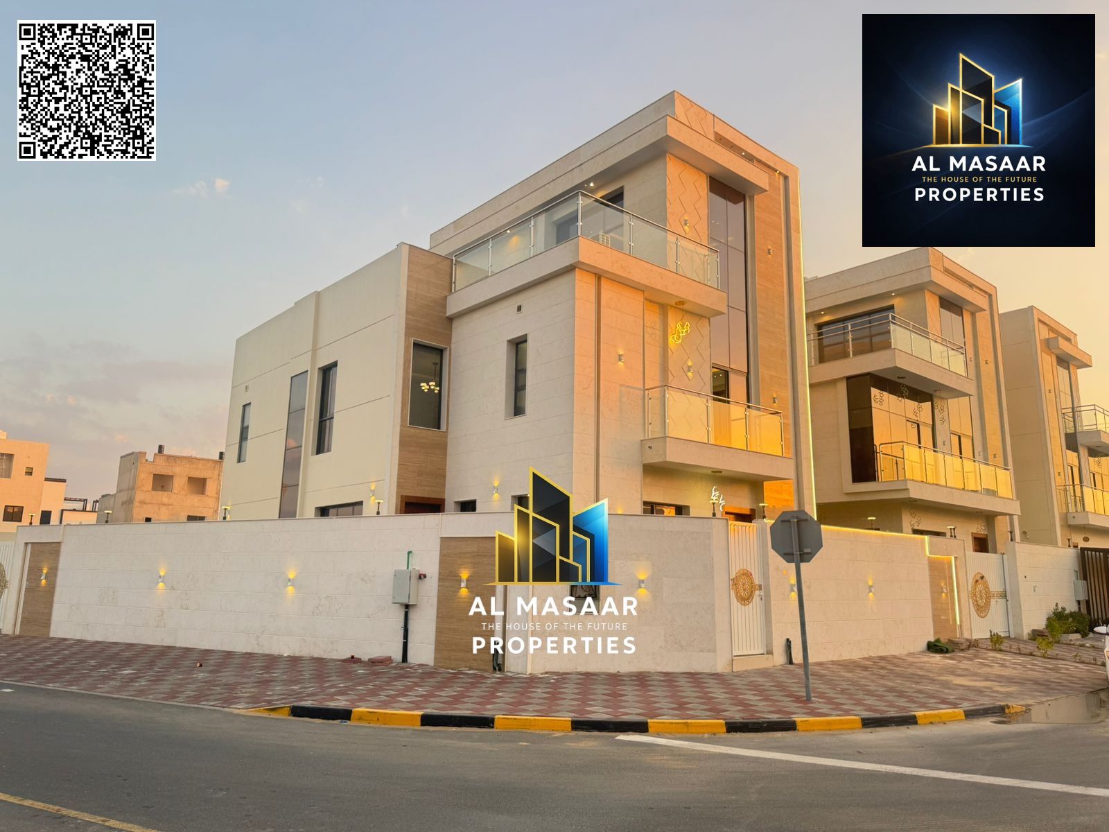 Modern villa for sale, price includes electricity and water. Corner villa, direct from owner, freehold, open to all nationalities.