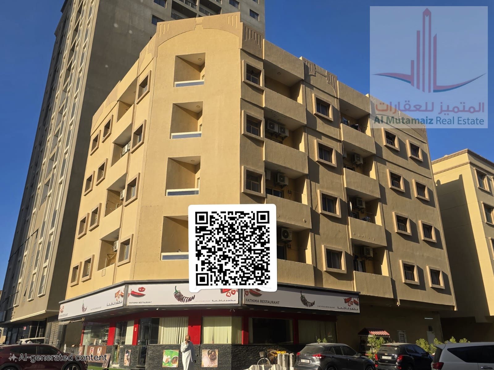 Two-bedroom apartment for rent in Lewar area, minutes away from the free zone.