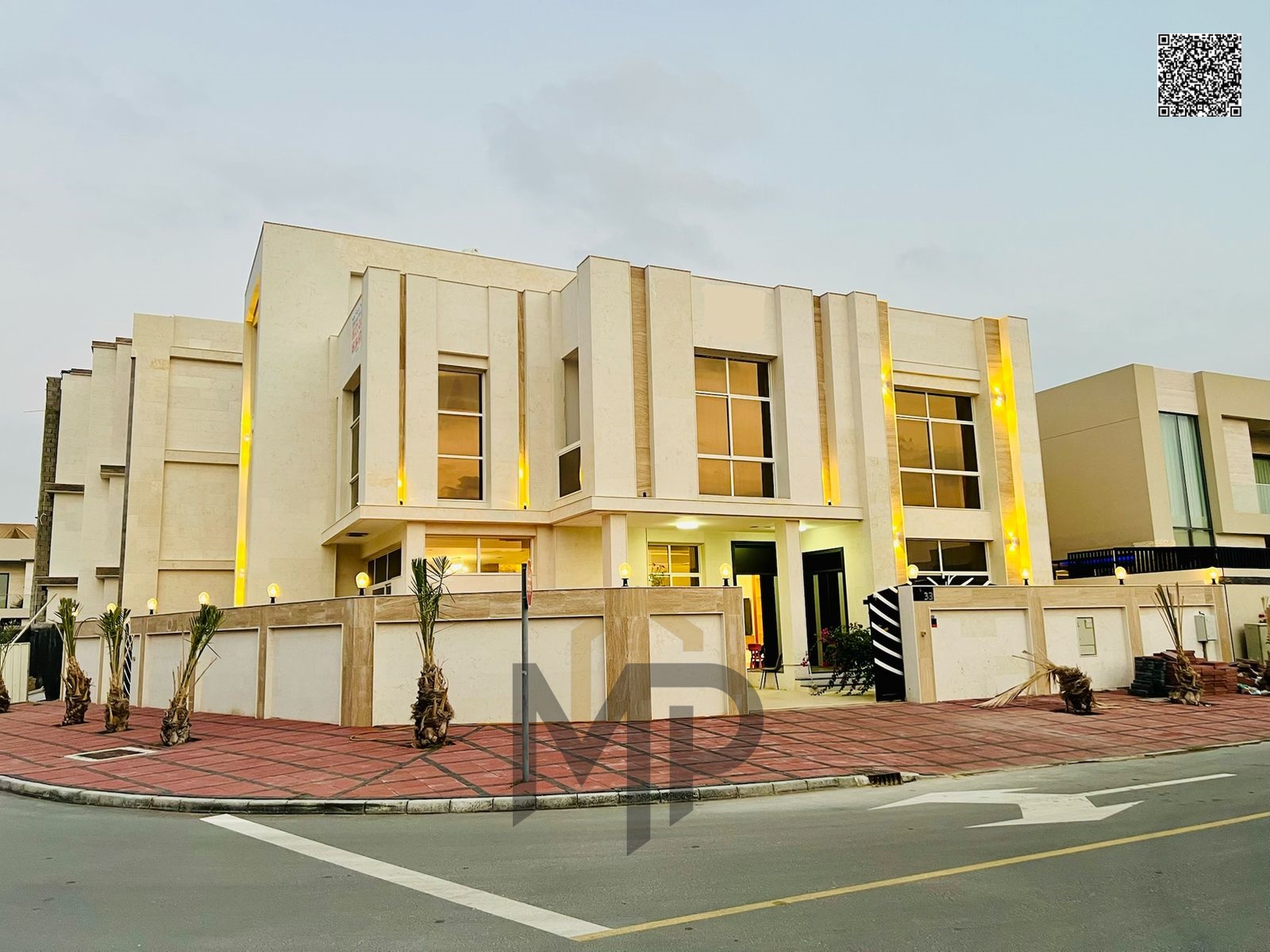 An exceptional opportunity to own a luxurious corner villa in Al Yasmin - Ajman, a first-time residence with an elegant and smart design, all fees inc