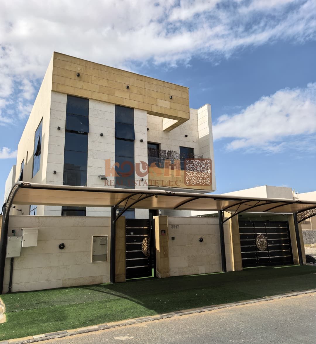 Villa for rent in Ajman Al Yasmin, located close to all basic services.