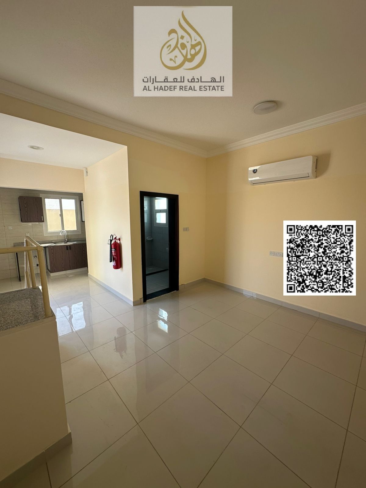 Studio apartment for annual rent in Rawda 1, rooftop, first occupancy, spacious, next to Al Hamidiya Police Station and opposite Kenz Hypermarket. Pri