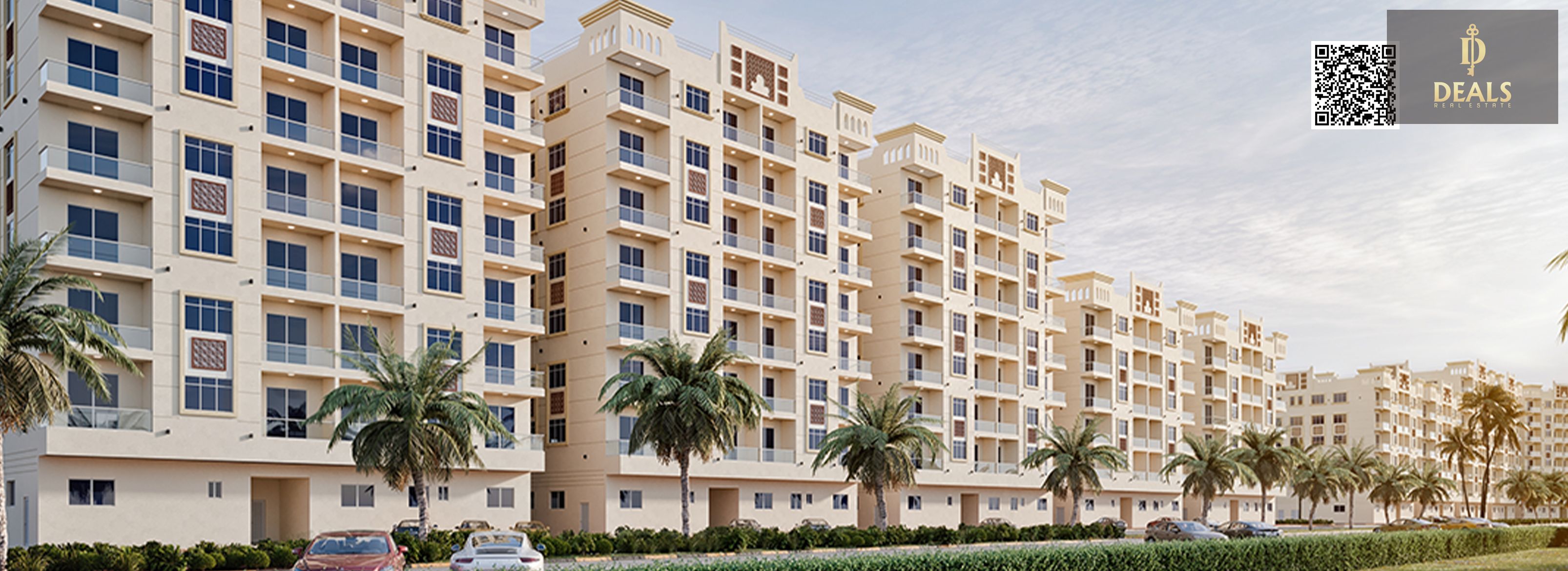 Own Your Studio | Balcony with Main Road View | Al Ameera Village Phase 4