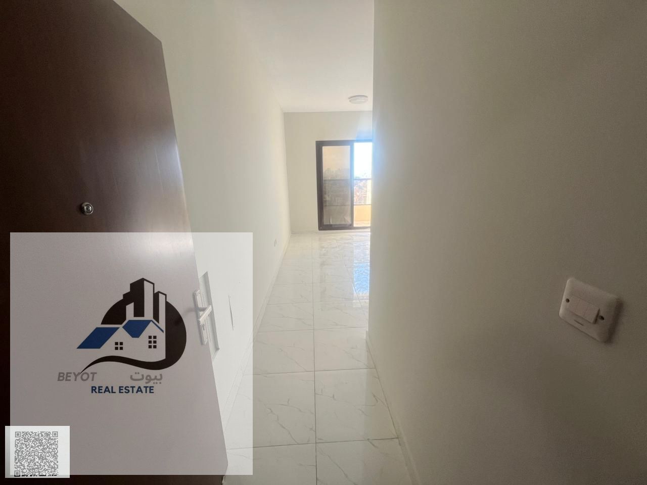 For rent in Ajman, one bedroom and living room, Al Rawda 1 area,