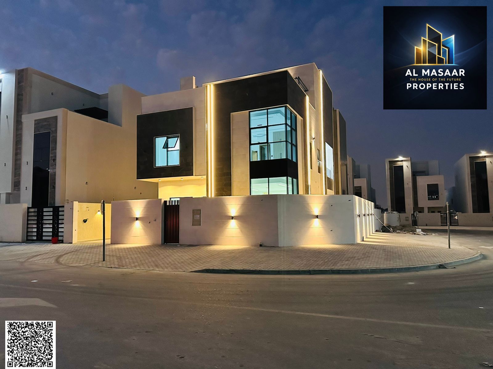 A fantastic opportunity to own a luxury villa in a prime corner location on two streets in Al Helio 2, close to the mosque and Sheikh Mohammed Bin Zay