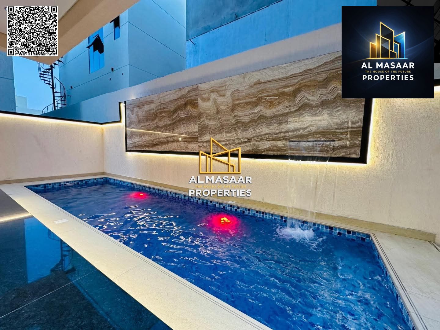 Fully furnished villa with pool and elevator, including electricity, water, and air conditioning. Freehold ownership for all nationalities.
