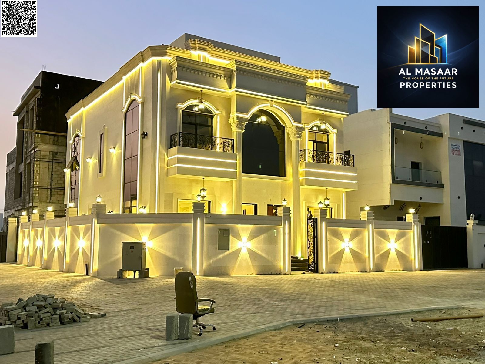 Classic corner villa on the main street with luxurious finishing, price includes registration fees.
