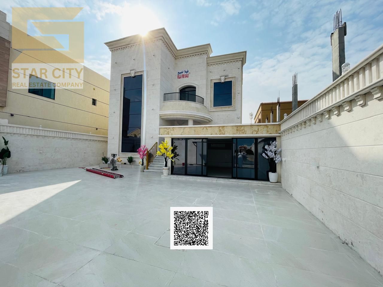 Luxury Villa for Sale – First Occupant – Al Muweihat Residential/Commercial | Strategic Location on a Main Street
