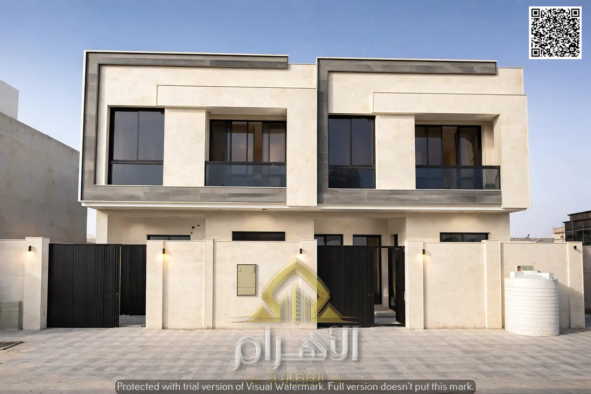 Luxury VIP villa for sale in installments, including registration and ownership fees. Own a sophisticated villa with a modern design and luxurious fin