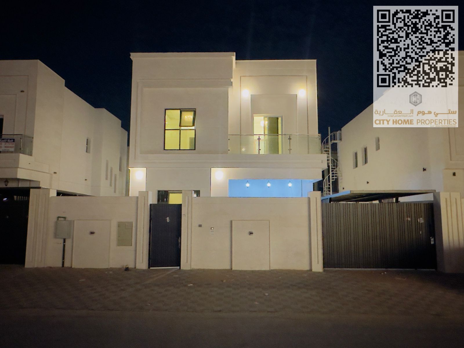 Luxury Villa for Rent – Al Zahya, Ajman First tenant – Ready for immediate move-in Ground + First) featuring: 5 Master Bedrooms 7 Bathr