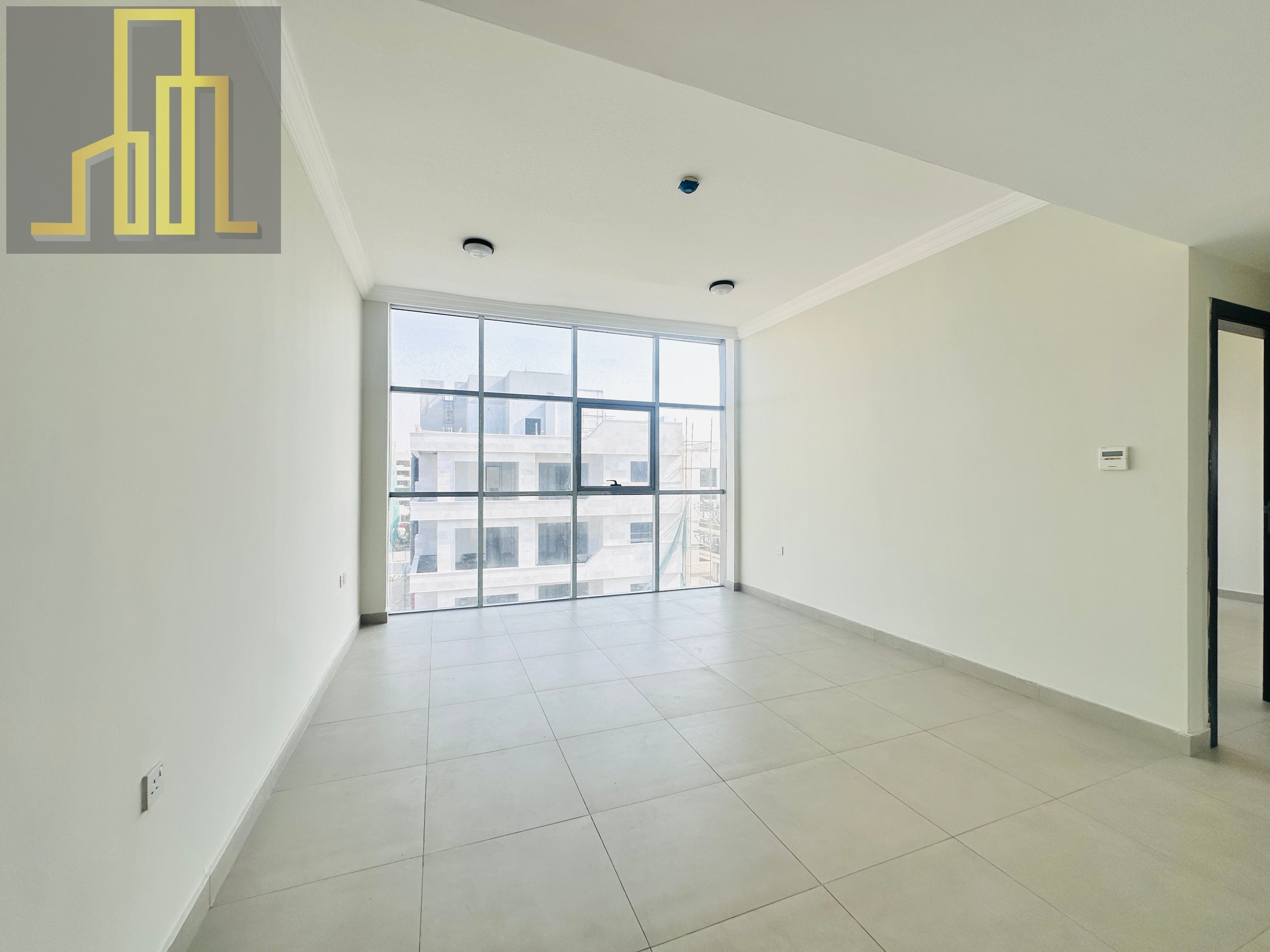 Wide Glass Hall , 1bhk | 2 bath , Modern Kitchen Flooring