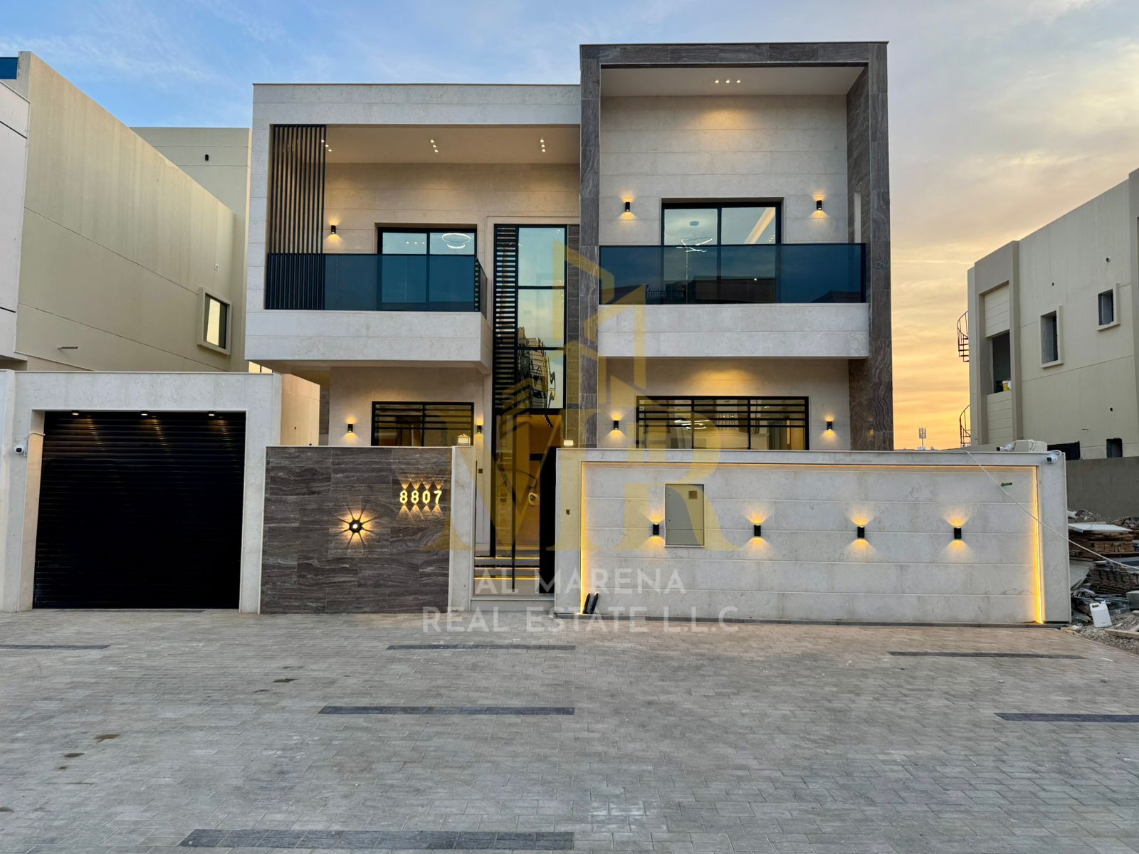 Luxury villa for sale in Ajman at a prime location and price. Super deluxe finishing. Affordable monthly installments. Freehold ownership for all nati