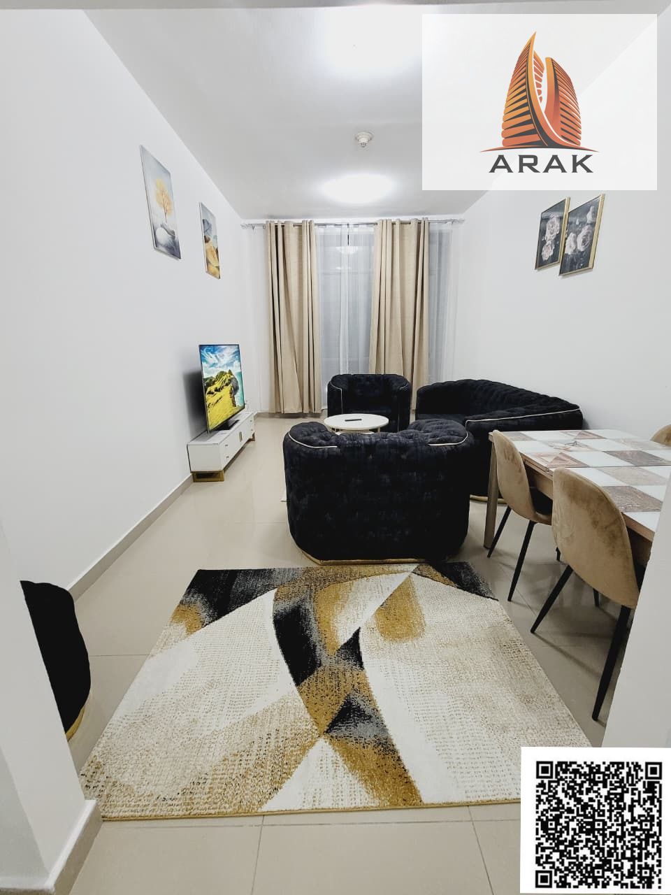 An exceptional monthly rental opportunity in one of the most prestigious and rare locations in Ajman A brand new first occupancy fully furnished