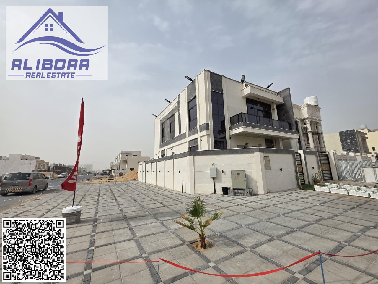 Corner Villa for Annual Rent – Al Helio 2, Ajman with a Large Setback