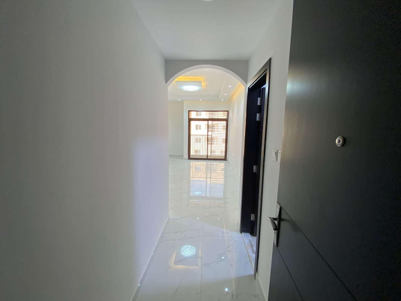 Two bedrooms and a living room, first-time resident in Al Muwaihat, 3 bathrooms, next to Ajman Academy and close to Mohammed Bin Zayed exit.