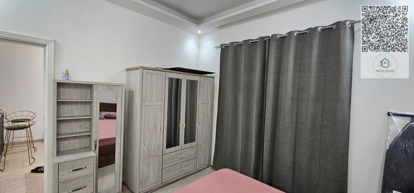 Fully furnished one-bedroom apartment for sale in City Tower, Al Nuaimiya 3, opposite the Ruler’s Palace, 757 sq. ft. , free parking, easy installments