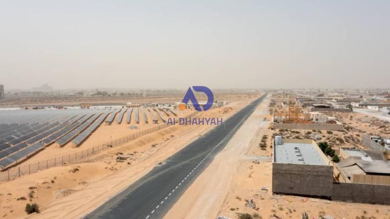 Industrial land for sale in Al Sajaa Industrial Area B, with a total area of 9,811 sq. ft. Price per square foot is AED 121, offering a competitive i