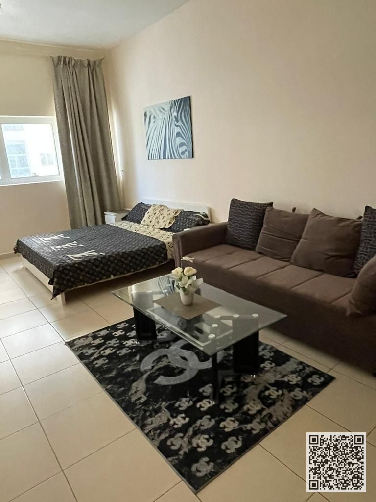 A golden opportunity! Luxurious, fully furnished studio apartment for monthly rent in Ajman One Tower, Al Rashidiya 3, Ajman
