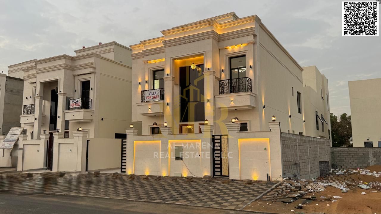 Own your dream villa in the heart of Ajman, close to all services, including registration and ownership fees. Freehold ownership.