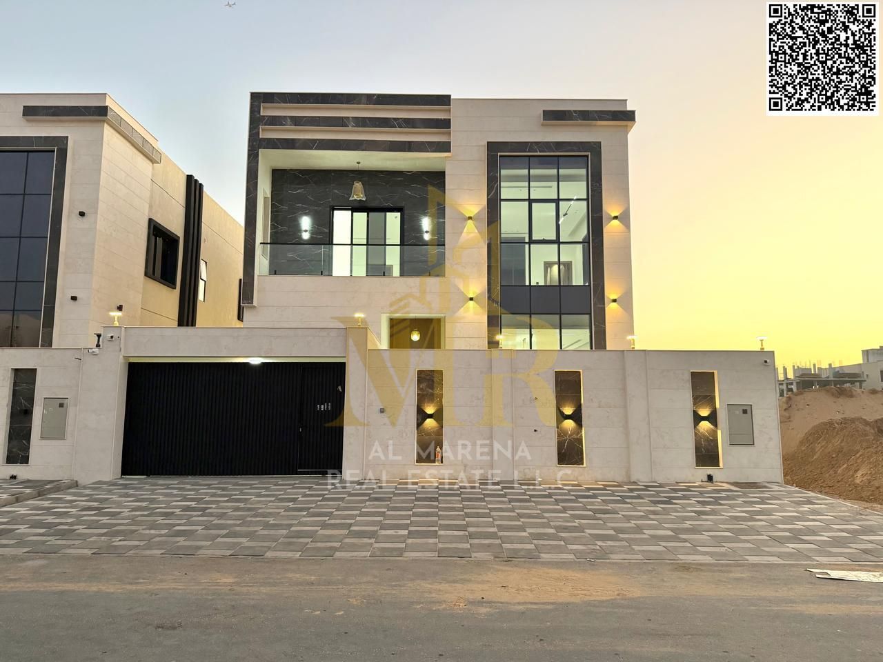 Villa for sale in Al Bahia – 5 bedrooms, two floors, with a majlis and two living rooms. Price negotiable.