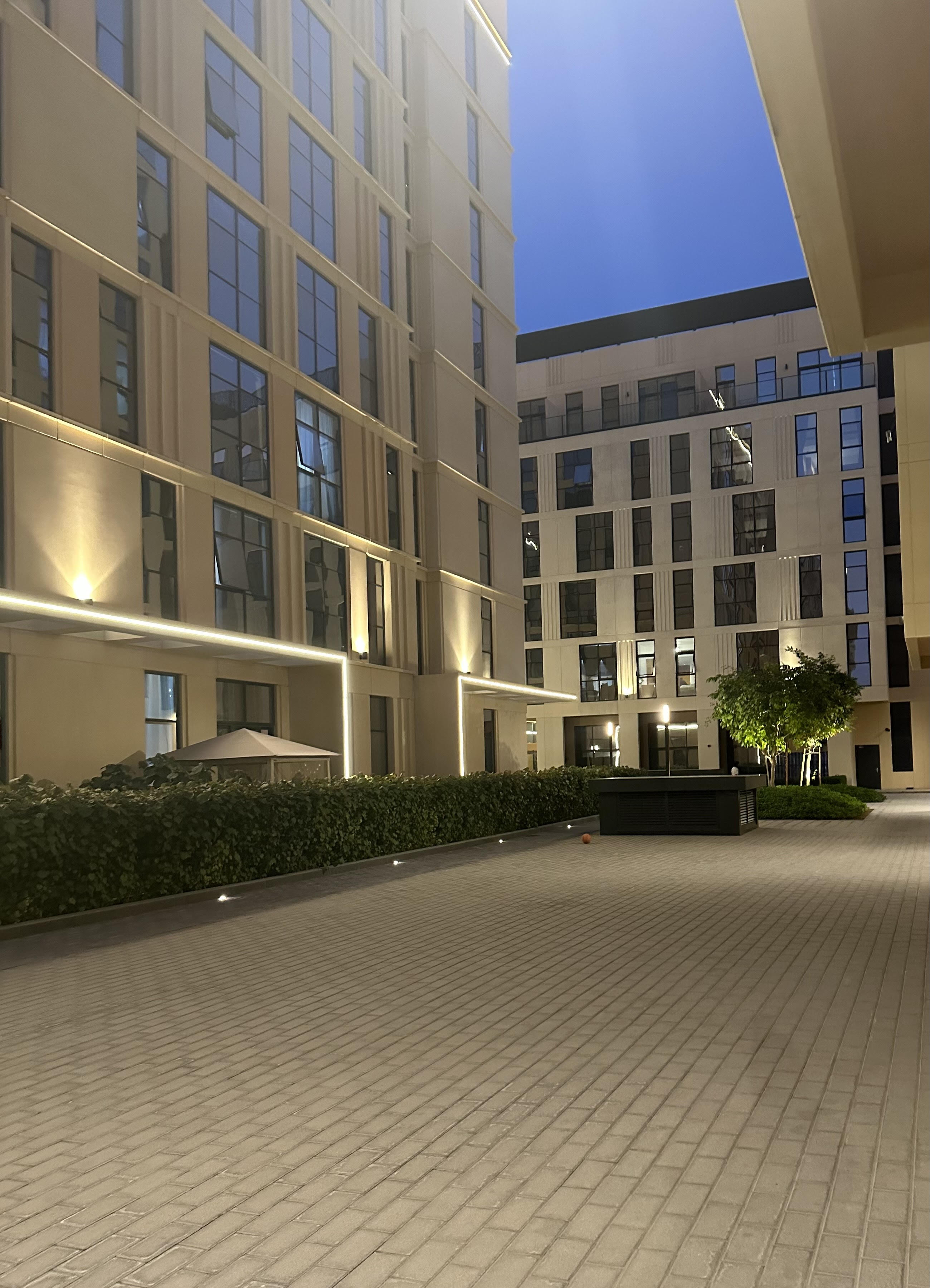 For sale, a two-room apartment and a living room in the Al Mamsha project in Sharjah, at a reasonable price