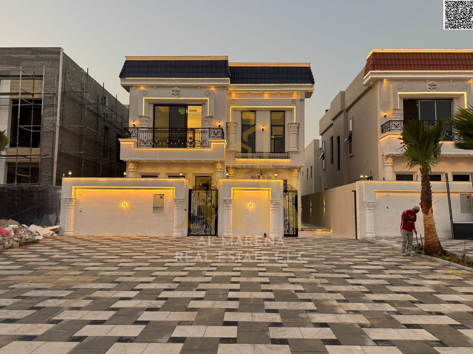 One of the most luxurious villas in Ajman for sale in a prime location, including registration and ownership fees | Bank financing available with flex