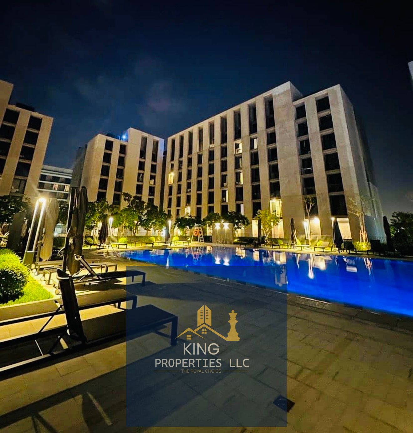 Brand new studio with balcony pool view for rent Al jada Sharjah