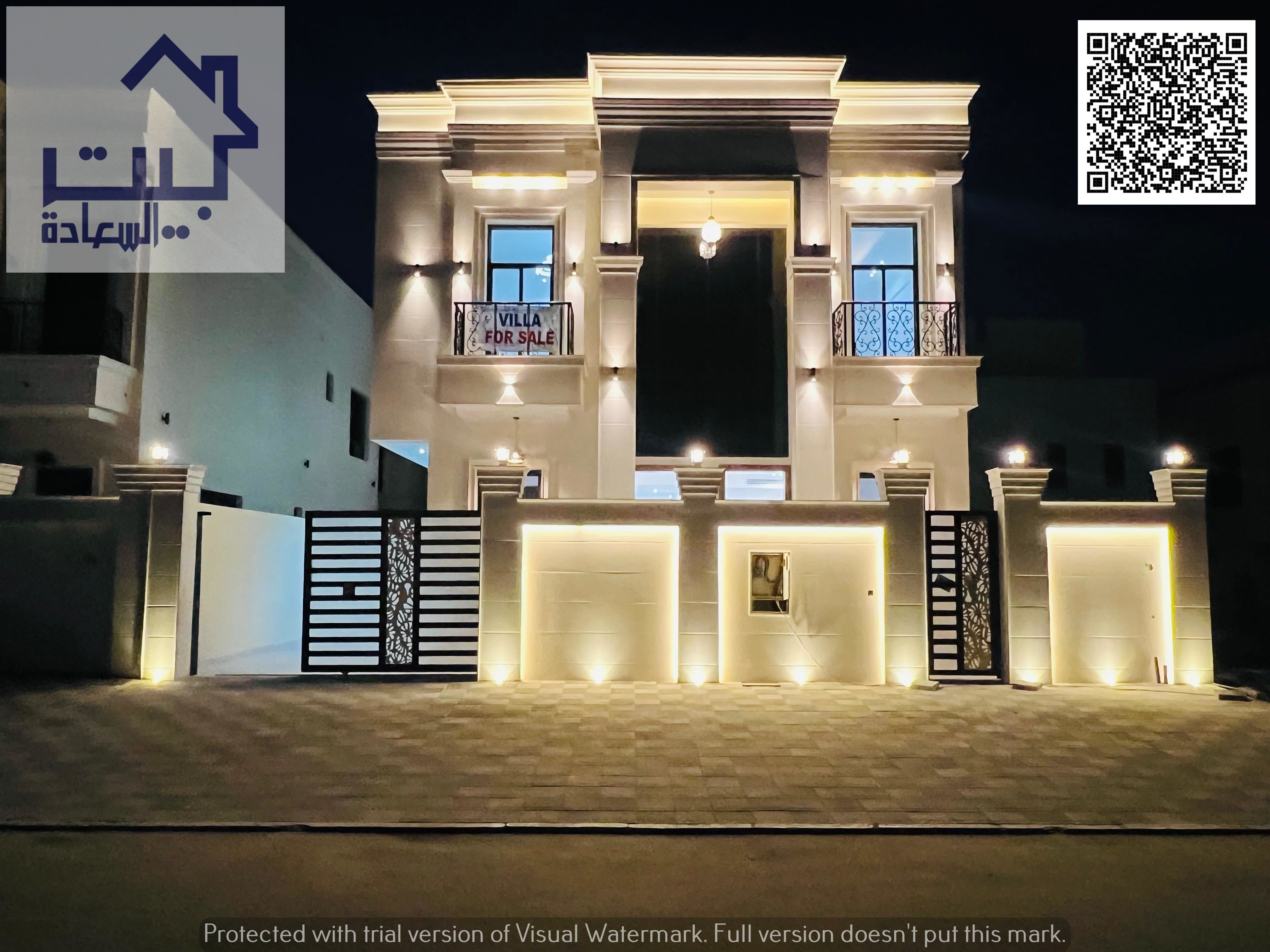One of the most luxurious villas in Ajman for sale in a prime location, including registration and ownership fees | Bank financing available with flex