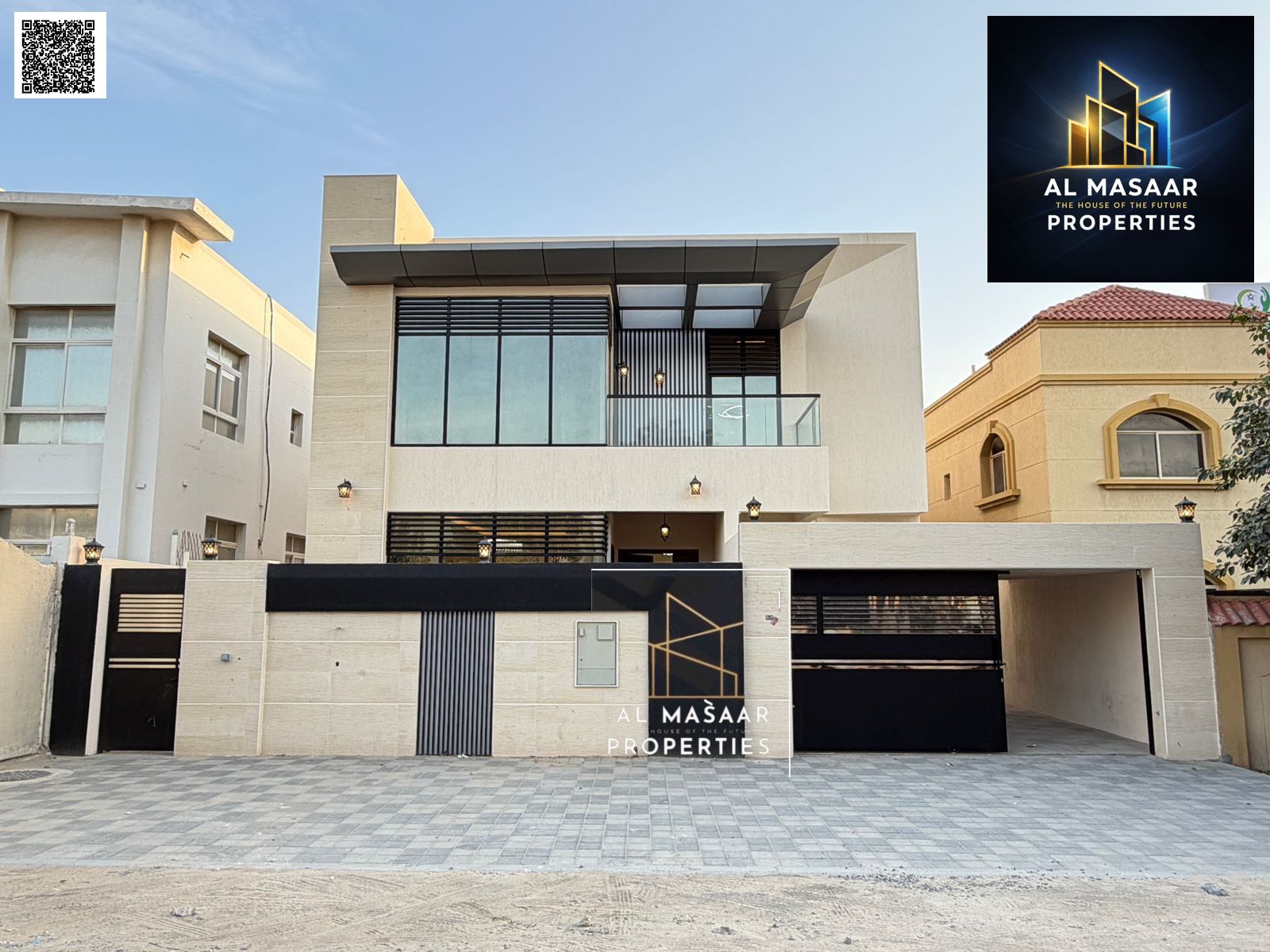 Ready-to-move-in villa for sale, close to all amenities, with luxurious designs and very spacious areas.