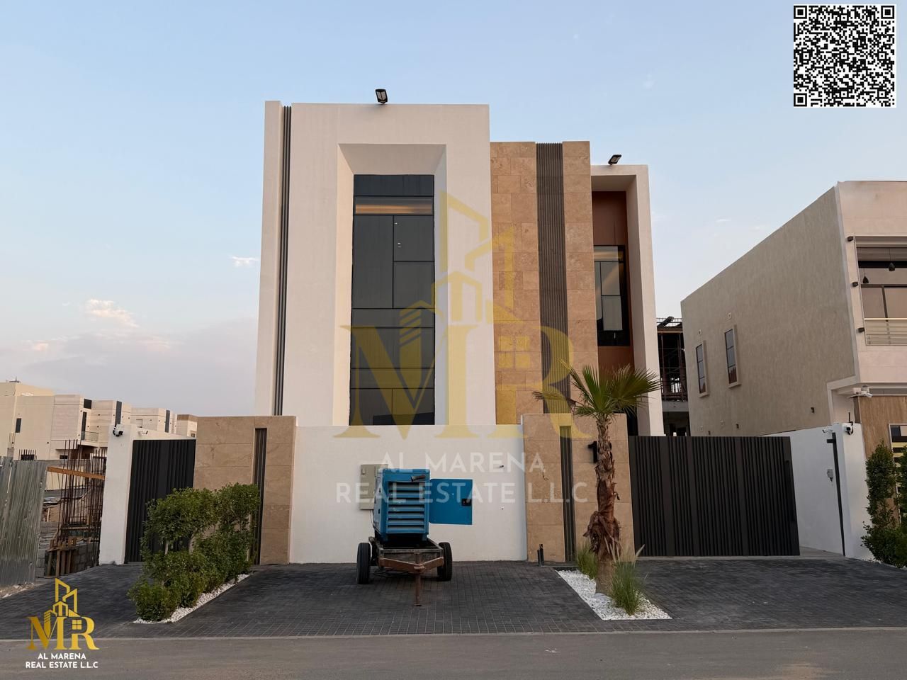 Luxury villa with custom marble finish for sale in Al Helio 2 - Qar Street | Fees included. Your chance to own an elegant villa with a full custom mar