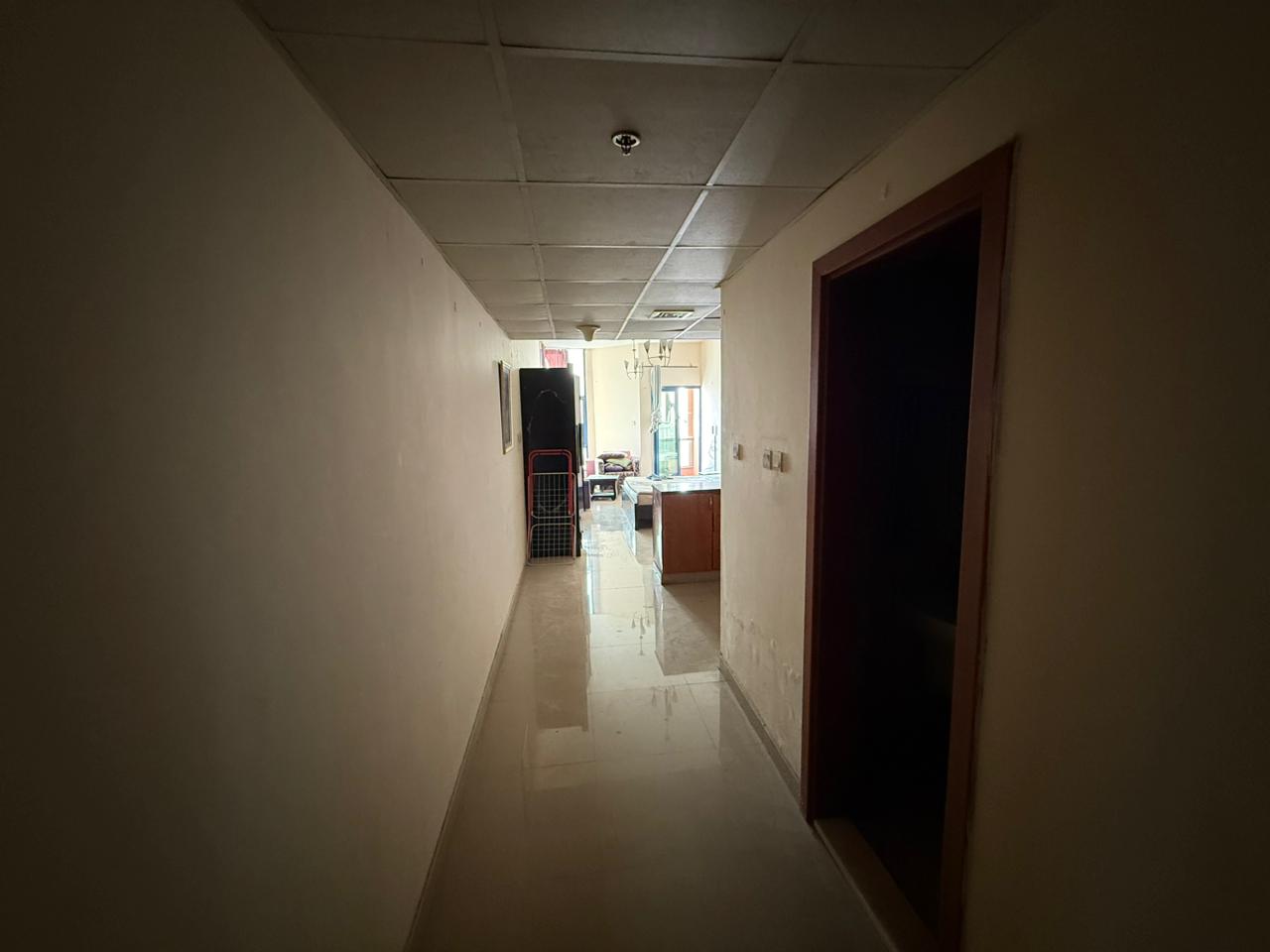 A distinctive studio is available for annual rent in Al Nuaimiya Tower C on Kuwait Street, a vital and sought-after location with an open view that gi