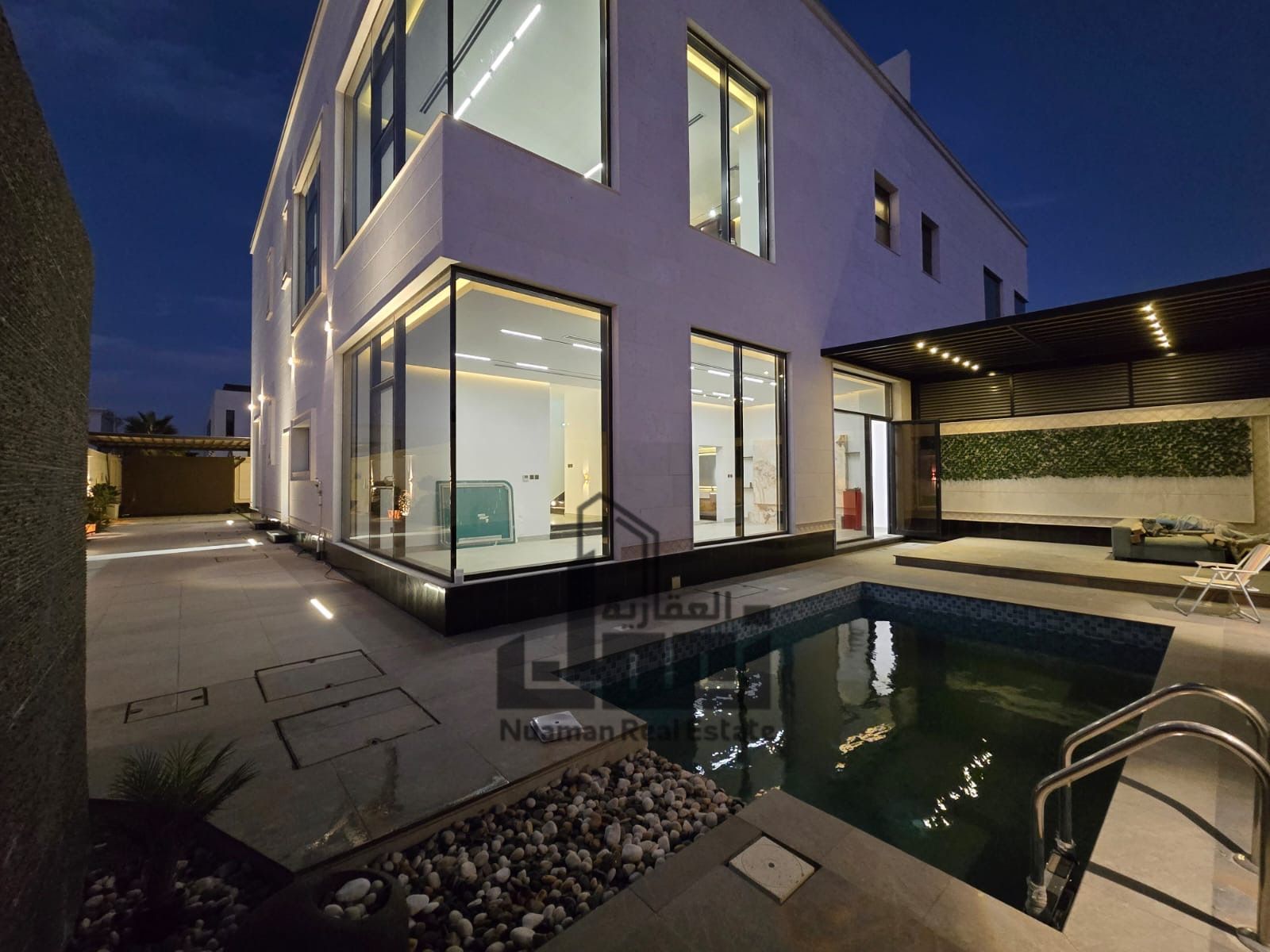 Luxury Villa for Sale in Al Hoshi – Two Attached Villas First Occupancy with High-End Finishing, Smart Home System, Private Pool