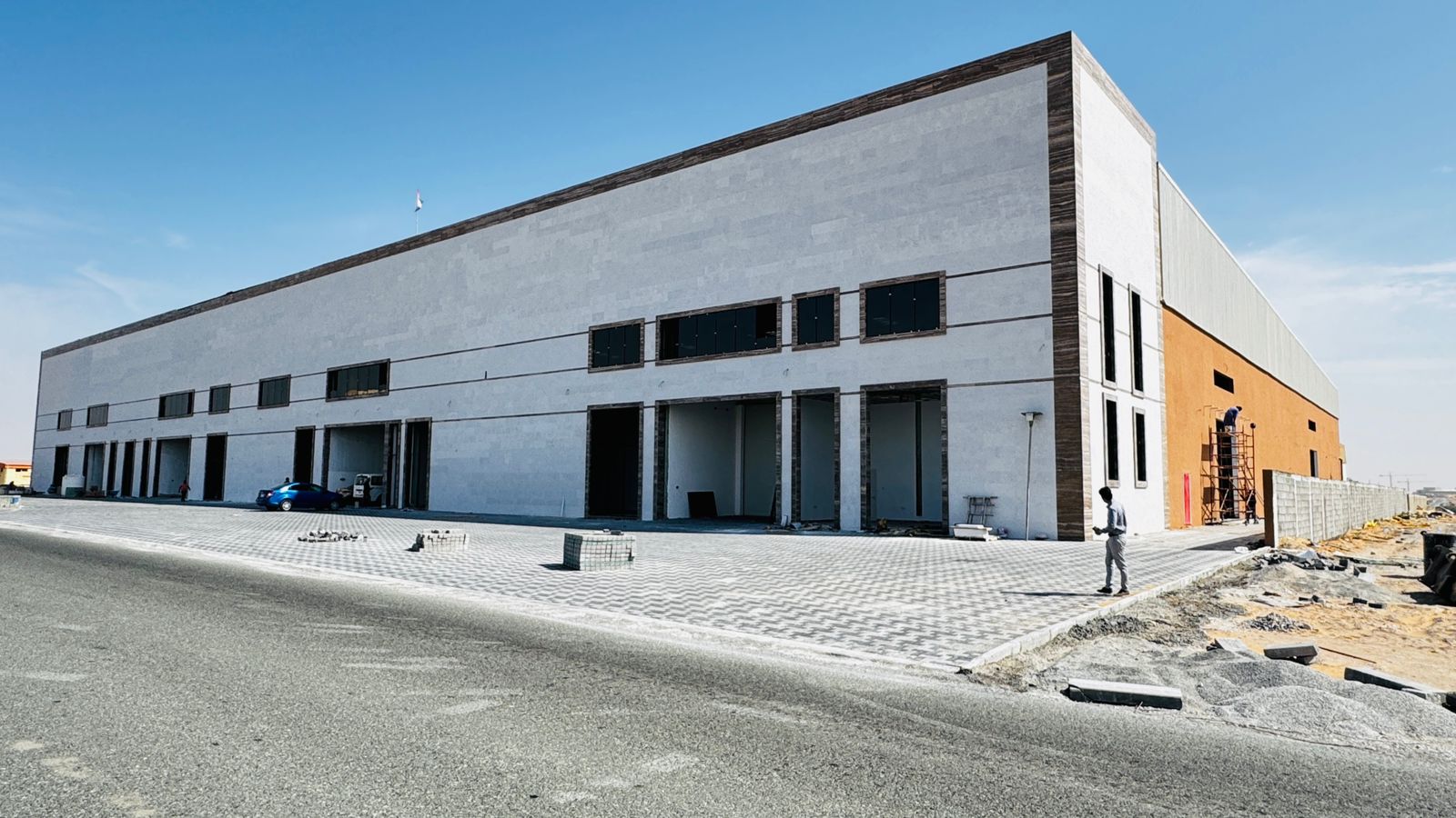 40 AED Per SQFT,ROAD FACING // HIGH POWER 593KW BRAND NEW 34,119 SQFT Warehouse for Rent in New Modern Industrial Area, Umm Al Quwain