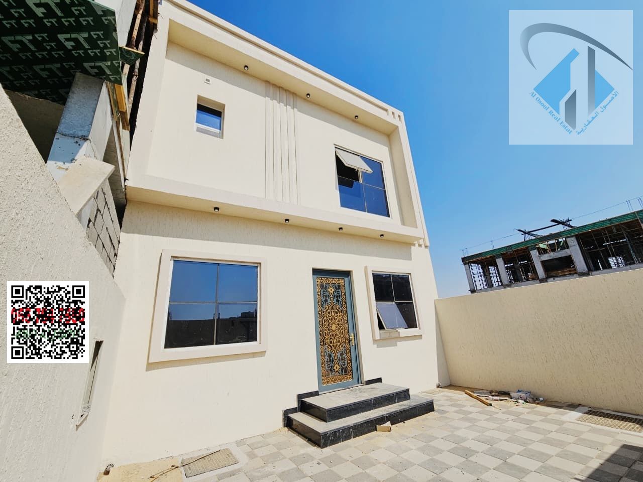 For sale: Distinctive villa, registration fees included, with a freehold yard. Bank financing available at a negotiable price.