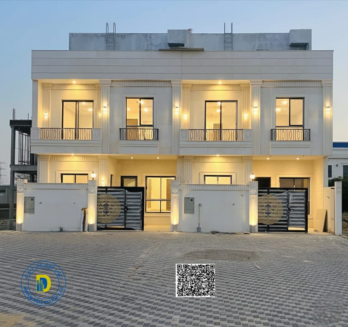 For sale: Unmissable opportunity! 5-bedroom townhouse with roof , registration fees included, in Al Helio 1, . Bank financing available. Freehold