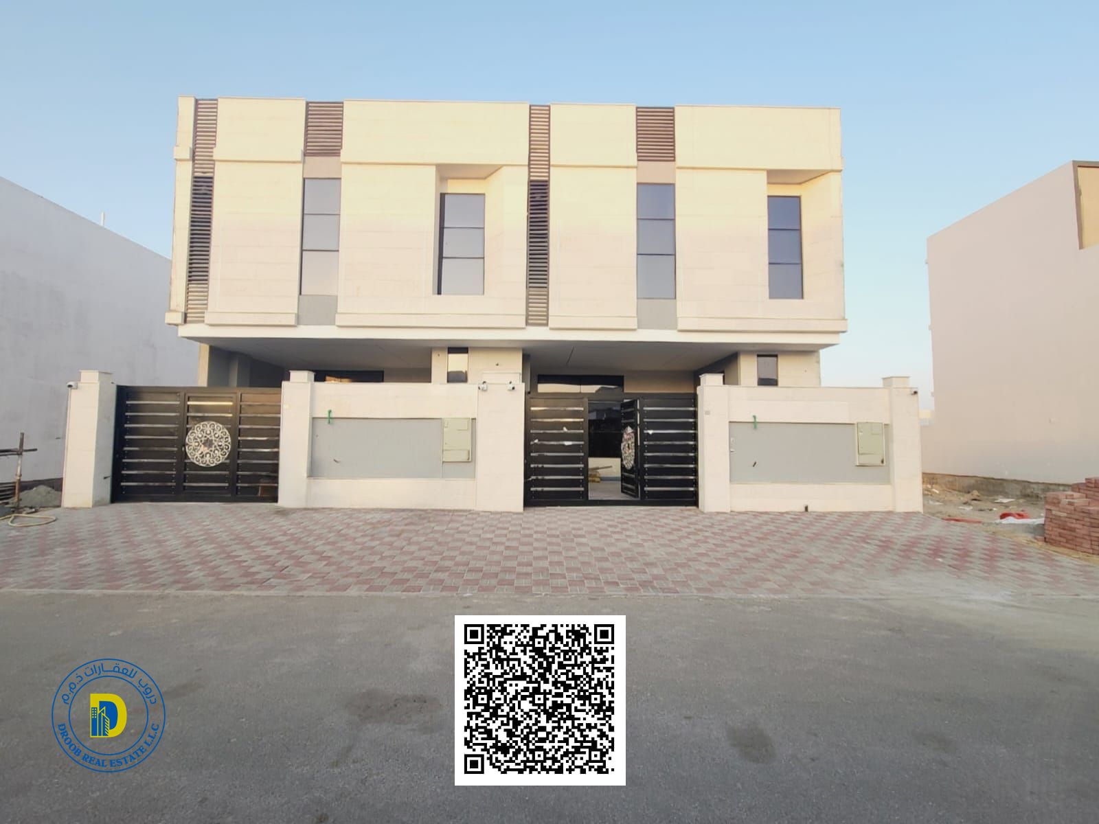 For the same price as your rent, own a villa in Al Zahia with 3 bedrooms and a terrace, including air conditioning.