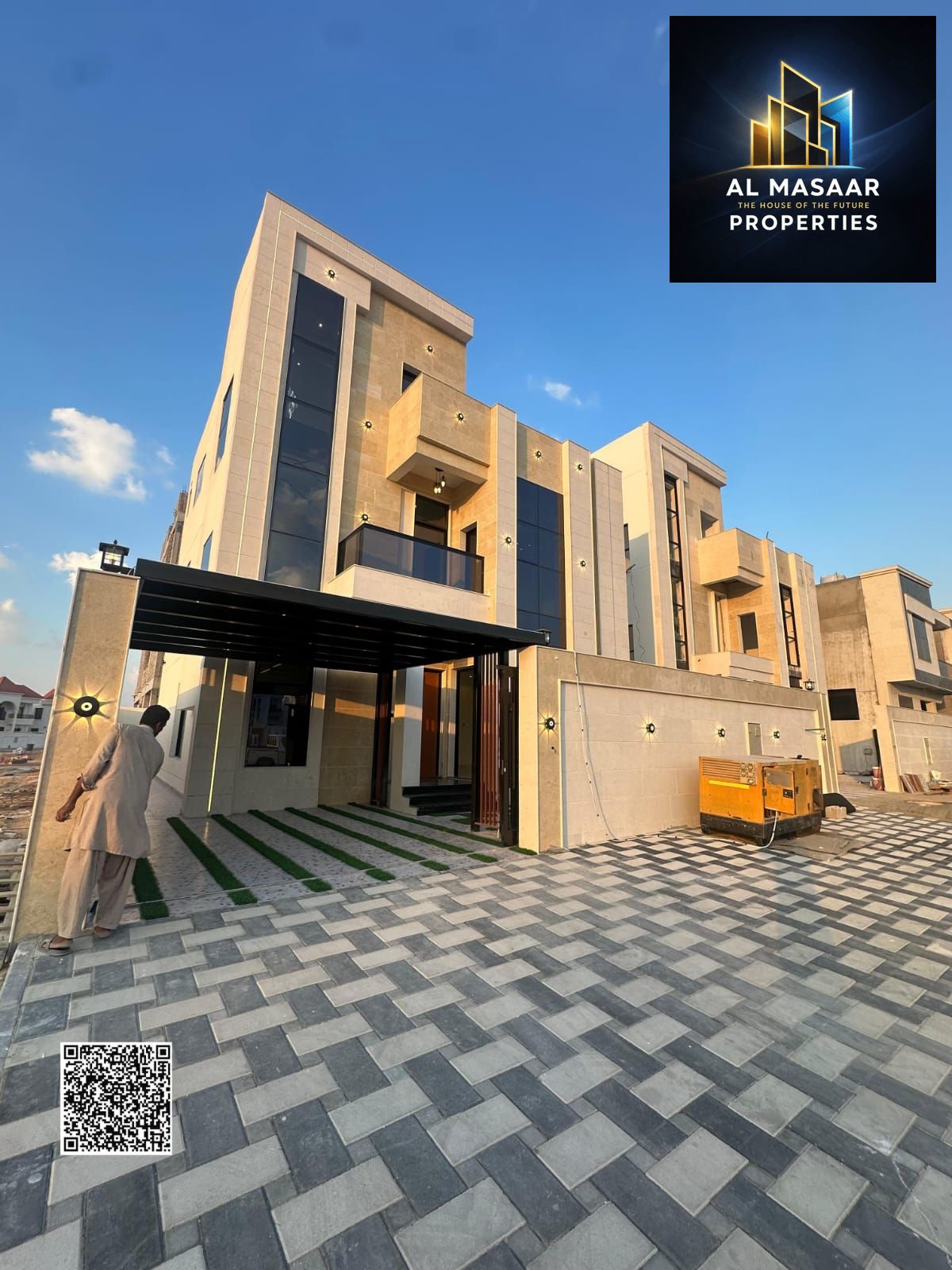 A unique opportunity to own a luxurious villa with a modern design and high-quality finishes. The price includes registration fees, and installment op