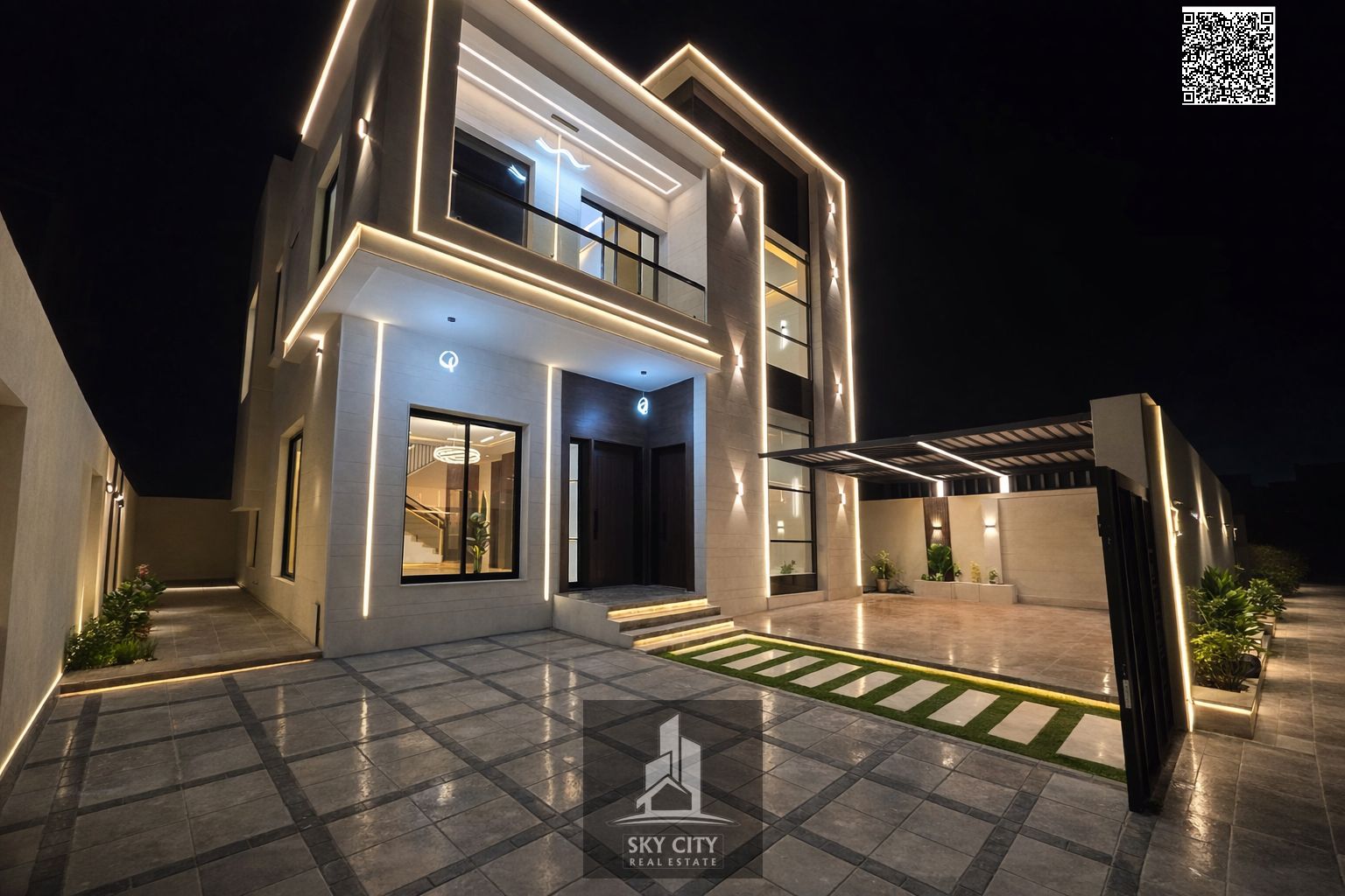 Villa for Sale front of mosque | Super Deluxe Finishing | Prime Location Near Sheikh Mohammed Bin Zayed Road