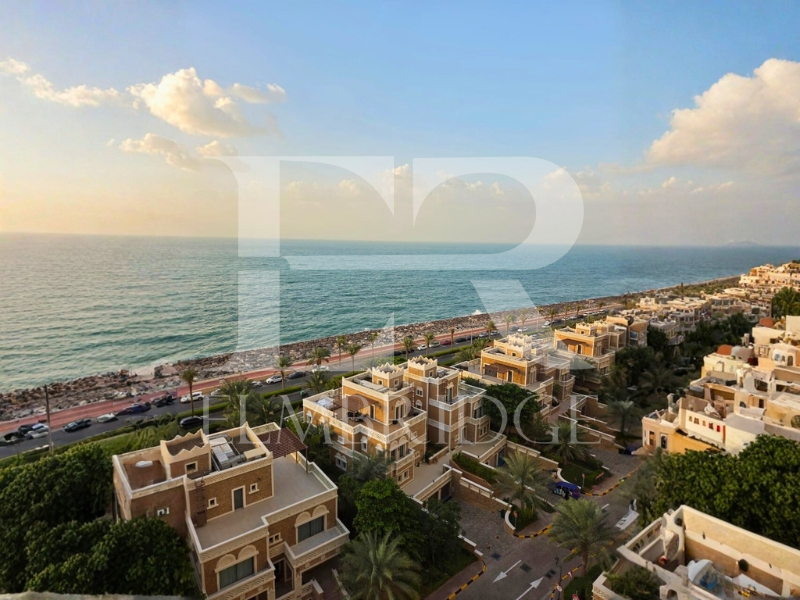2BR + Maid | Fully Furnished | Full Sea View | Balqis Residence