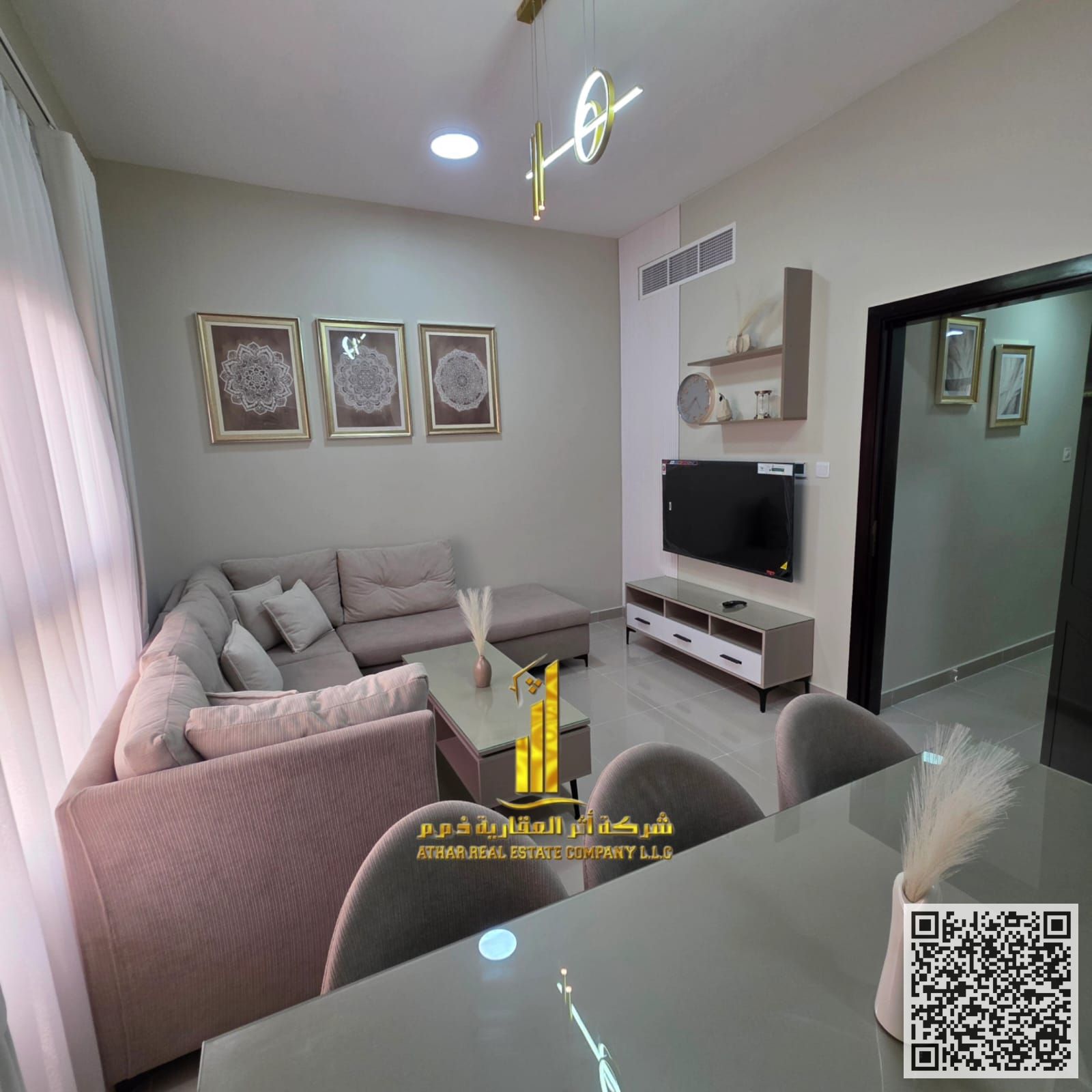 The most luxurious two-bedroom apartment for monthly rent in Ajman Corniche - Enjoy the finest lifestyle just steps away from Ajman Corniche Beac